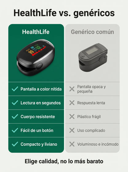 HealthLife - Oximetro Digital - Compre 1 Llevate 2 GRATIS  🎁