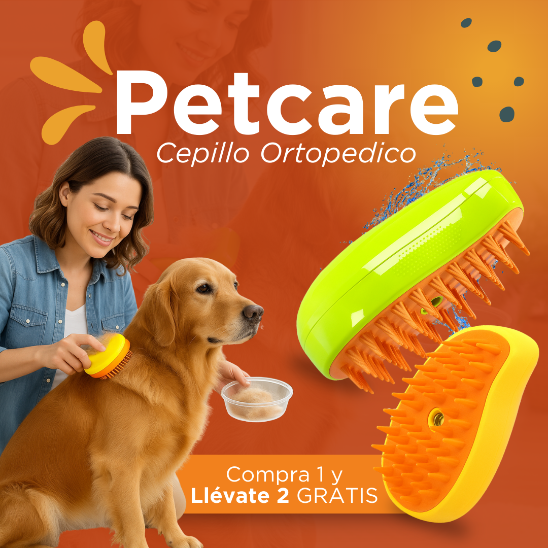 Petcare - Cepillo Ortopedico -  Compra 1 y Llévate 2 GRATIS 🎁