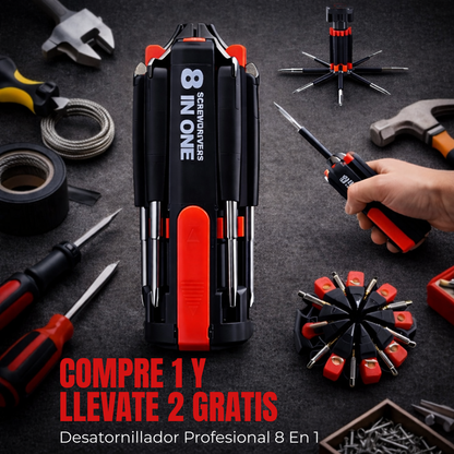 Desatornillador Profesional 8 En 1 - Compre 1 y Llevate 2 GRATIS 🎁