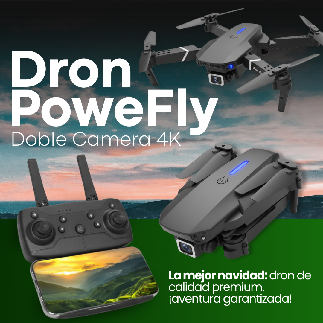 Dron PoweFly Doble Camera 4K