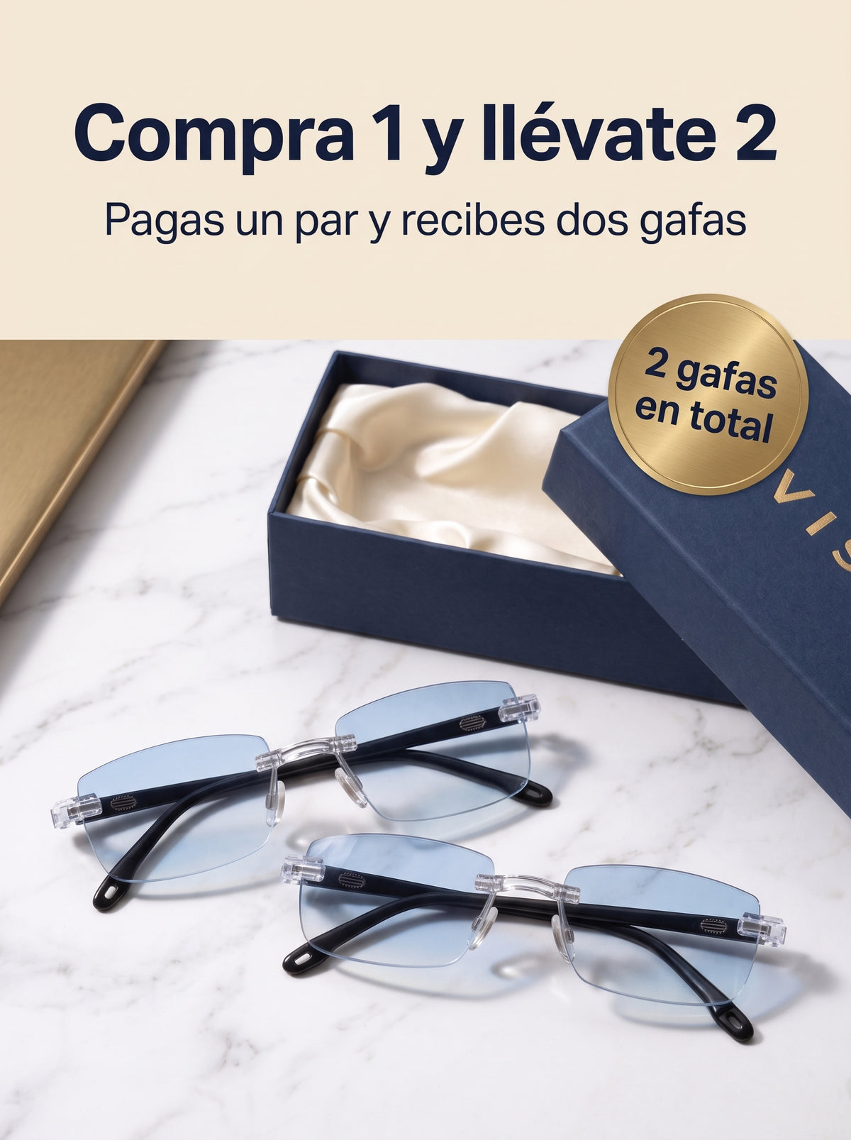 Gafas Visel - Multifocal y Leitura - Compre 1 Llevate 2 Gratis